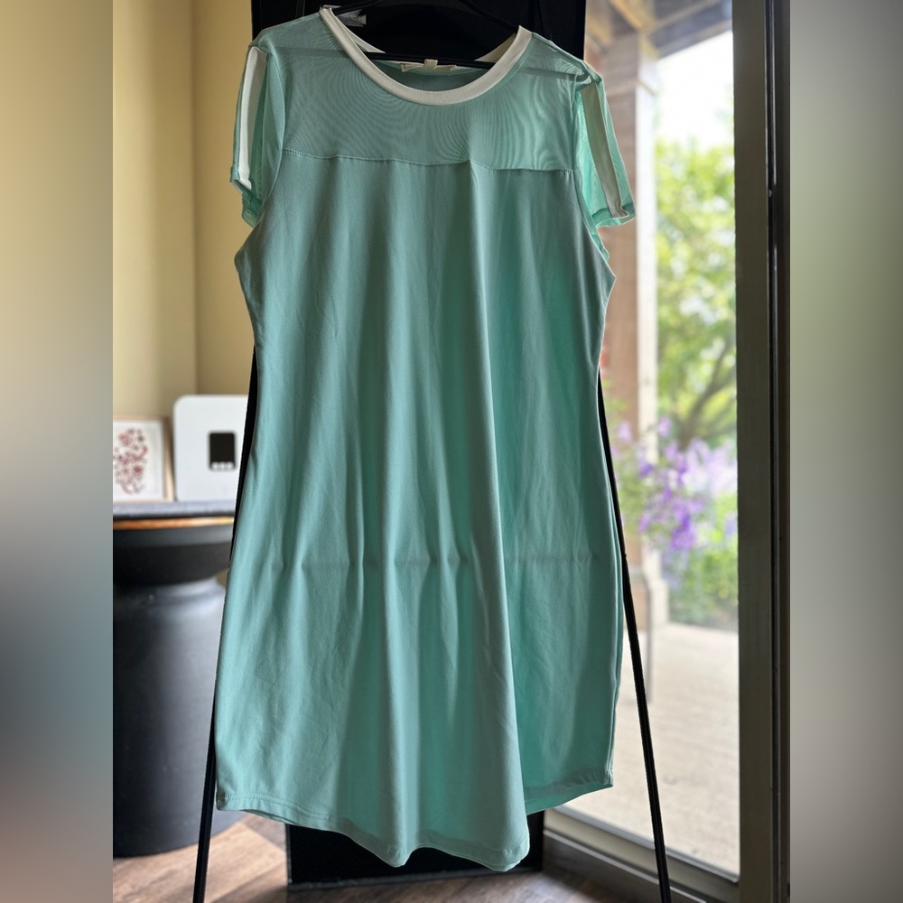 Mint Green Short Sleeve Dress